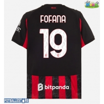 AC Milan Youssouf Fofana #19 Hjemmedrakt 2025-26 Kortermet